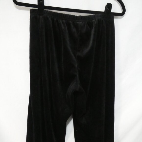 Unbranded | small | Black Velour Relaxed Fit Loungewear Pants - Picture 13 of 16